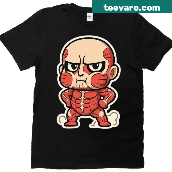 Chibi style horse soldier graphic on a kids' T-shirt