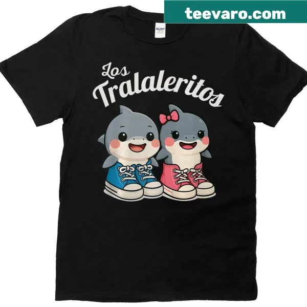 Cute shark design with meme text for kids