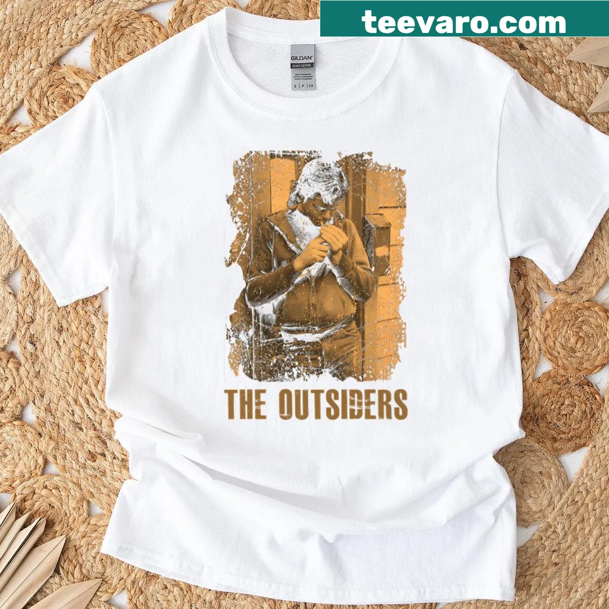 Retro design celebrating classic 80s movies on T-shirt — on a men's t-shirt