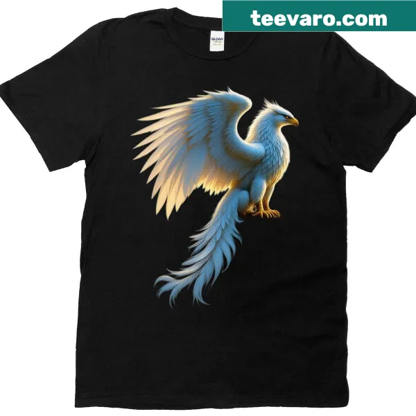 Illustration of a majestic griffin on a T-shirt