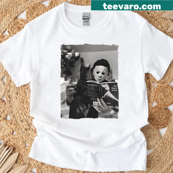 Graphic t-shirt featuring horror movie character Michael.