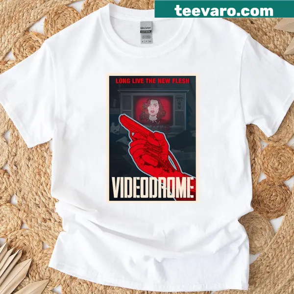Vintage horror-themed T-shirt with Halloween movie graphics