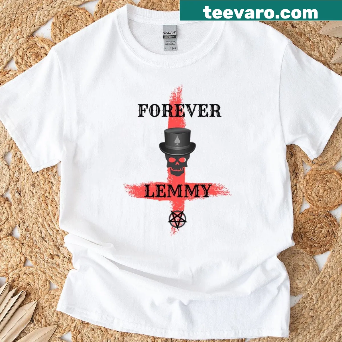 Vintage-inspired Music Melody T-shirt for metalheads with humorous design — on a men's t-shirt