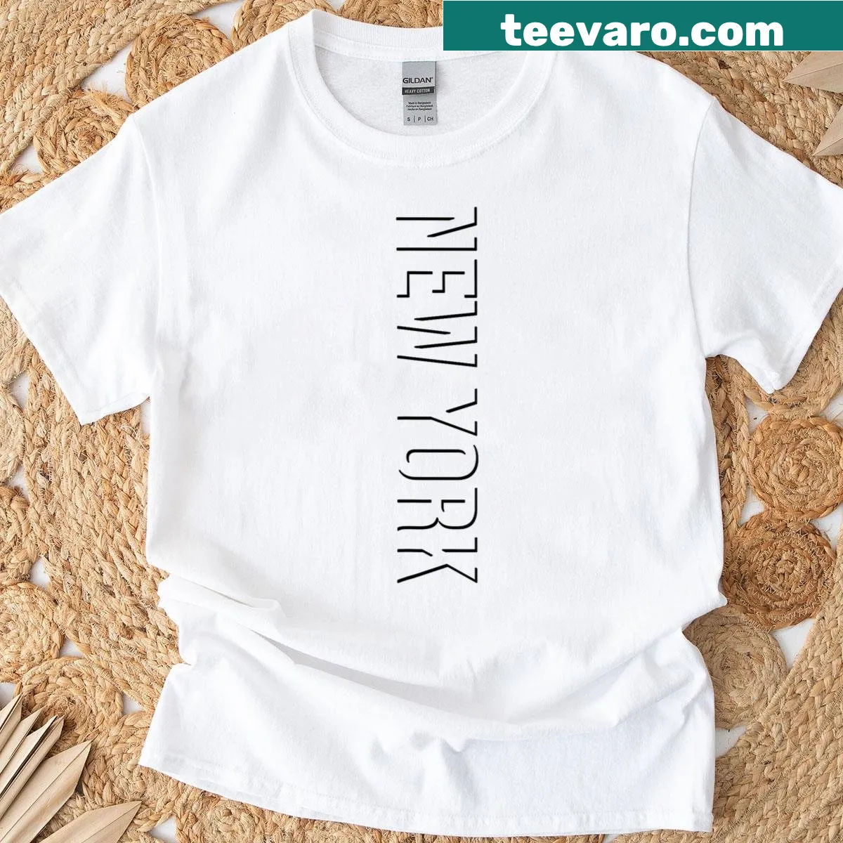 Local Pride New York graphic t-shirt — on a men's t-shirt