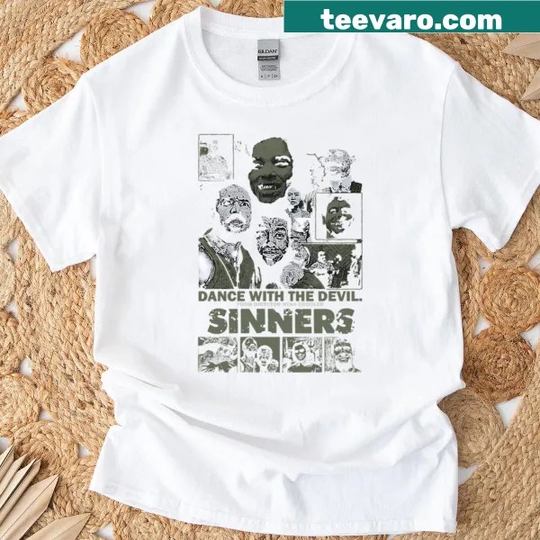 Vintage-style T-shirt featuring Halloween movie graphics for horror fans.