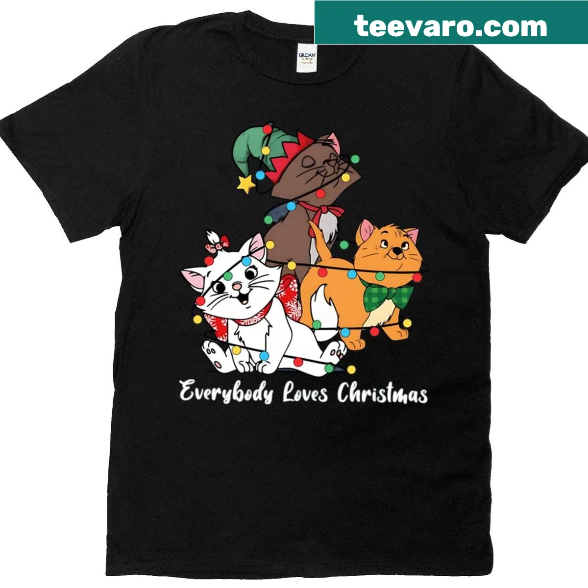 Adorable kids' T-shirt featuring a cartoon cat in a retro design — on a men's t-shirt