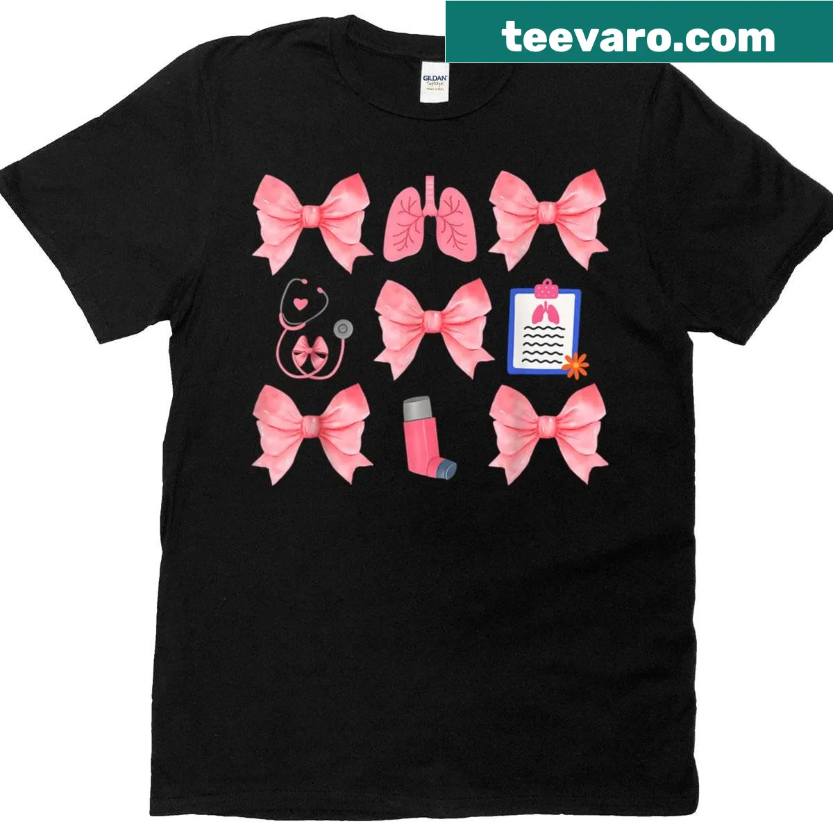 T-shirt for respiratory therapists celebrating Care Week with bold 'RT' text — on a men's t-shirt