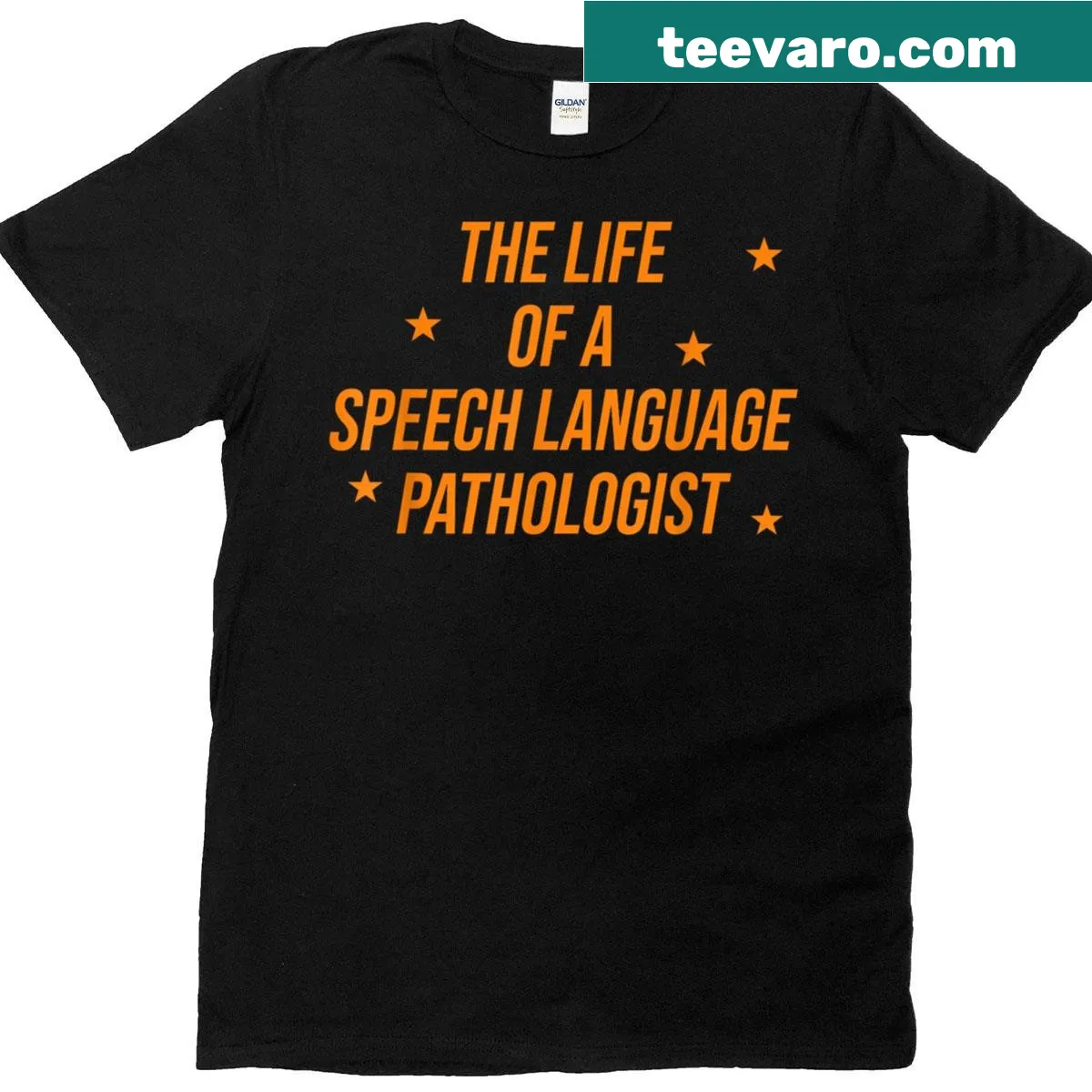 T-shirt for speech-language pathologists featuring 'Daily Routine' text — on a men's t-shirt