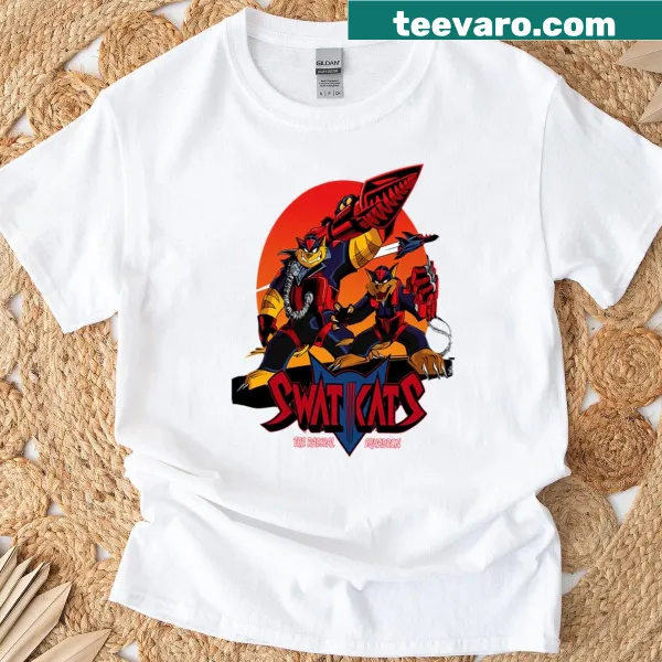 Vintage t-shirt featuring Swat Kats cartoon characters
