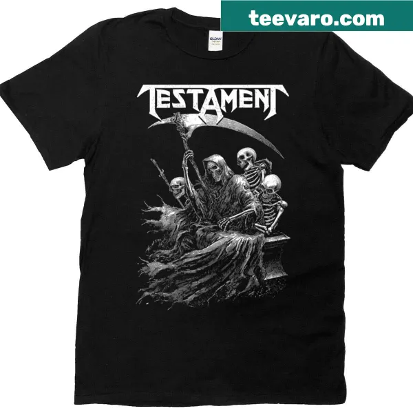 Testament band graphic on a T-shirt
