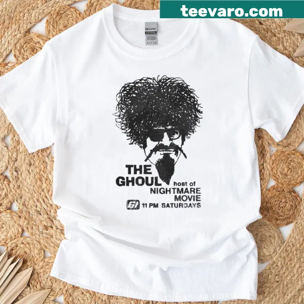 Illustrated t-shirt featuring a ghoul design