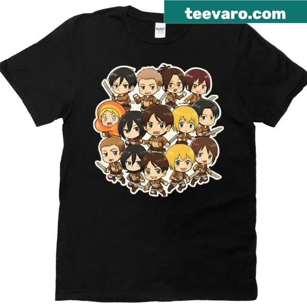 Chibi beast graphic T-shirt with playful design for fans