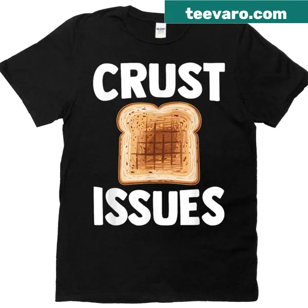 Illustrated toast graphic on a fun breakfast-themed t-shirt