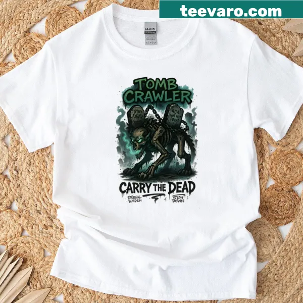 Graffiti-style horror monster graphic on a T-shirt