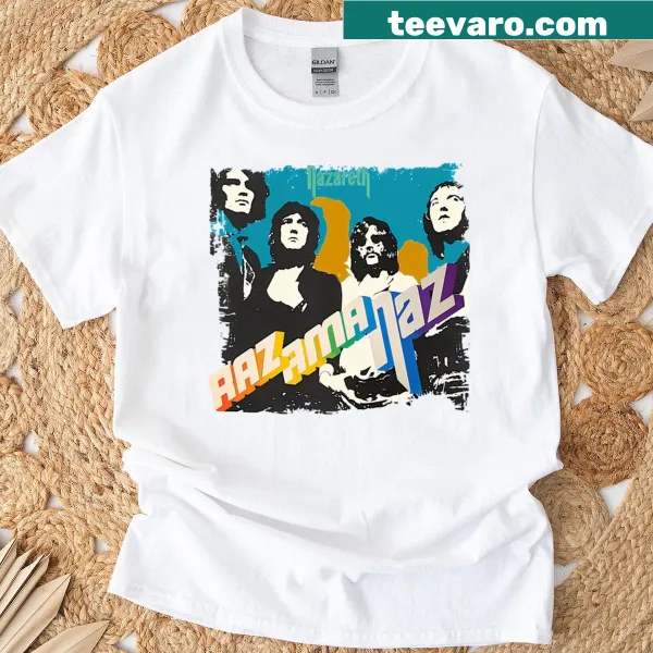 Retro punk music album graphic t-shirt with iconic lyrics