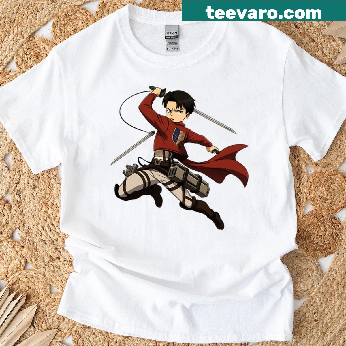 T-shirt featuring an illustration of wings symbolizing freedom — on a men's t-shirt