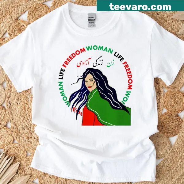 Typographic graphic promoting women's rights in Iran