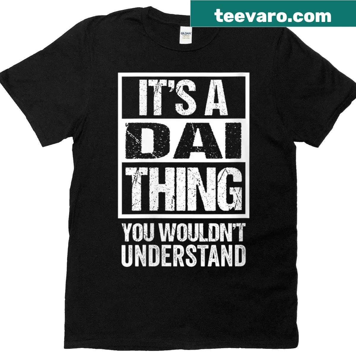 Funny typography design for women named Dai on T-shirt — on a men's t-shirt
