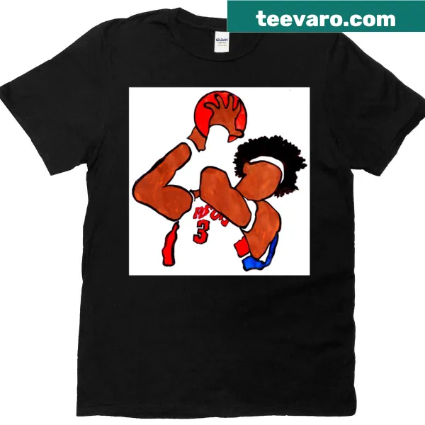 T-shirt featuring an illustration of Ben Wallace from the Bad Boys era