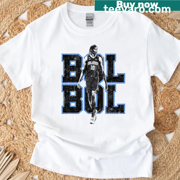 Playful Bol Bol graphic on T-shirt