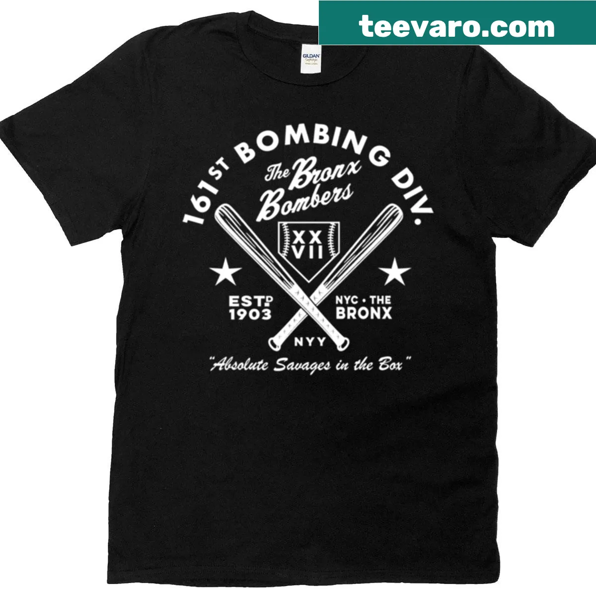 Bronx Bombers Unit T-shirt with classic design — on a men's t-shirt