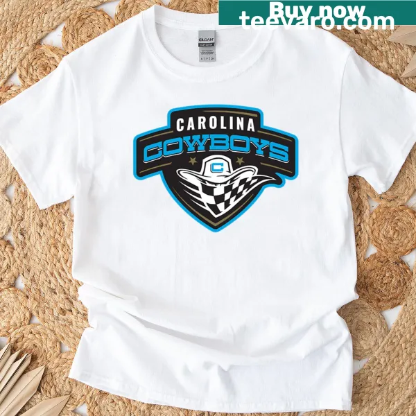 T-shirt featuring playful cowboy graphics for Carolina Cowboys