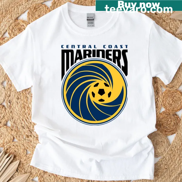 T-shirt featuring Central Coast Mariners team graphics