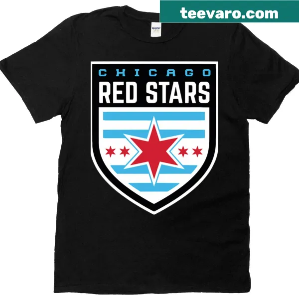 Chicago Red Stars logo T-shirt showcasing team pride.
