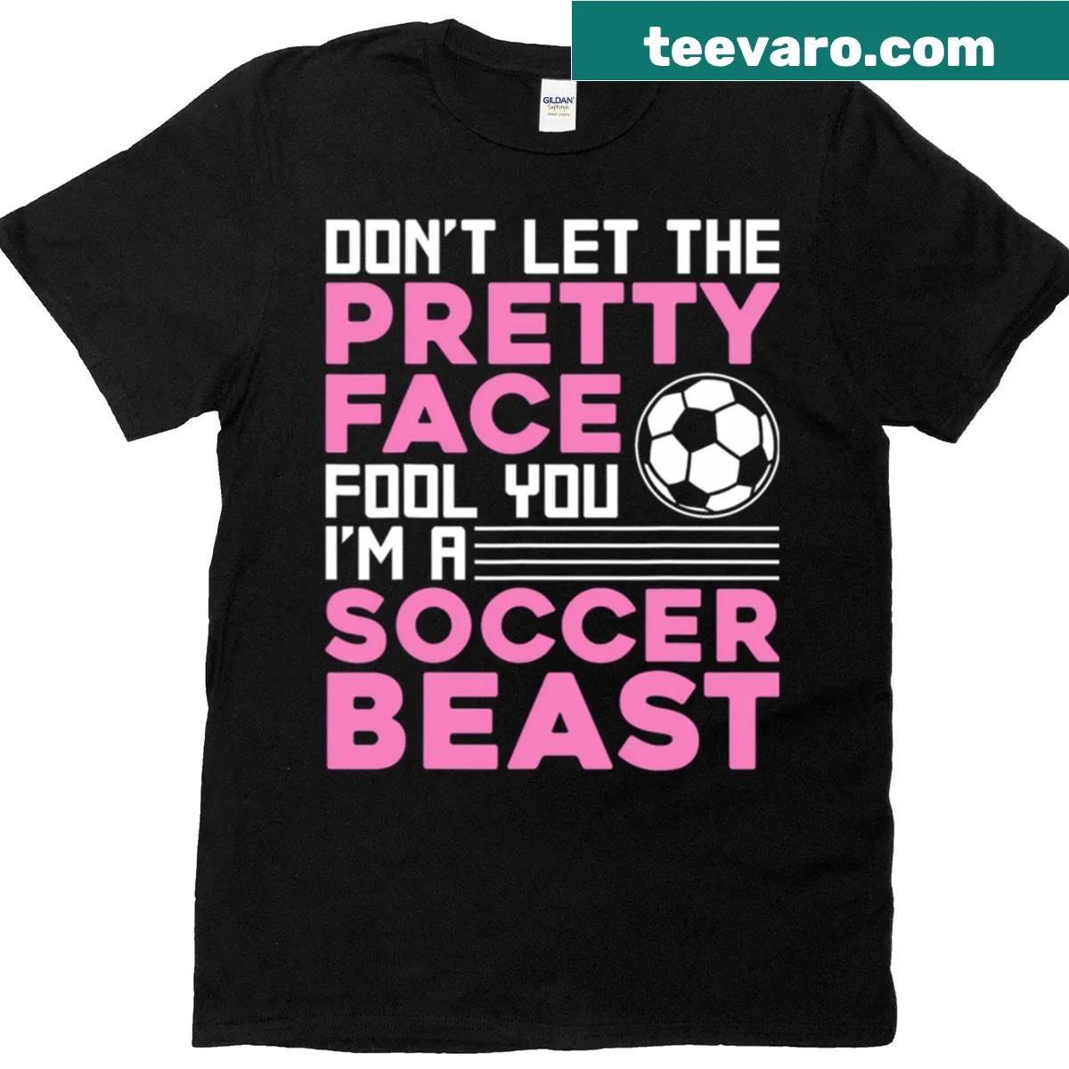 T-shirt designed for teen soccer lovers — on a men's t-shirt