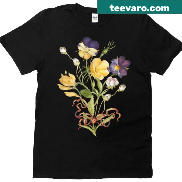 Cute flower graphic t-shirt for wildflower lovers