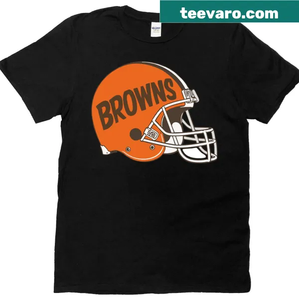 Vintage Cleveland Browns helmet pride t-shirt with distressed design