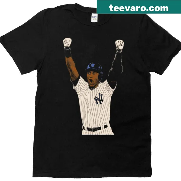 Retro t-shirt honoring Derek Jeter, a baseball legend