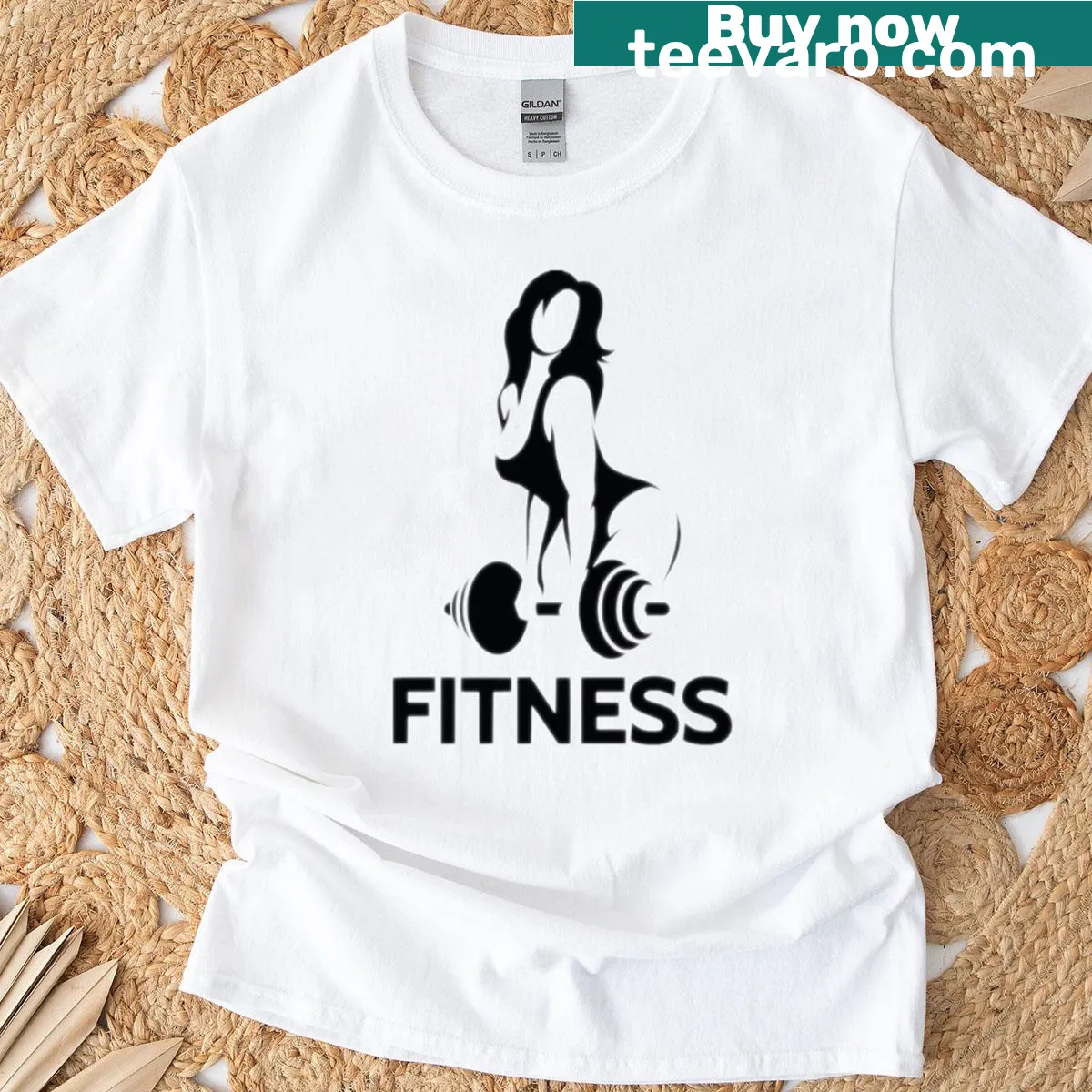 Stylish typography design focused on fitness and gym motivation. — on a men's t-shirt