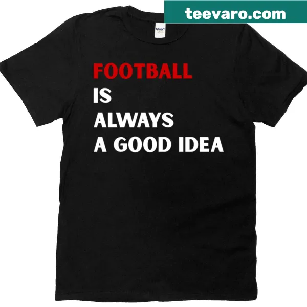 Football-themed T-shirt with inspirational quote