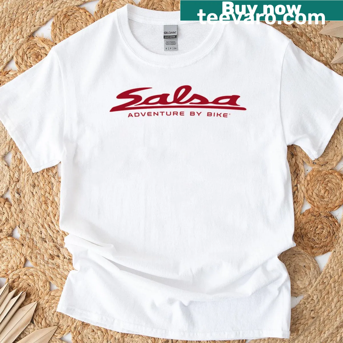 For the Love of Dirt gardening t-shirt — on a men's t-shirt