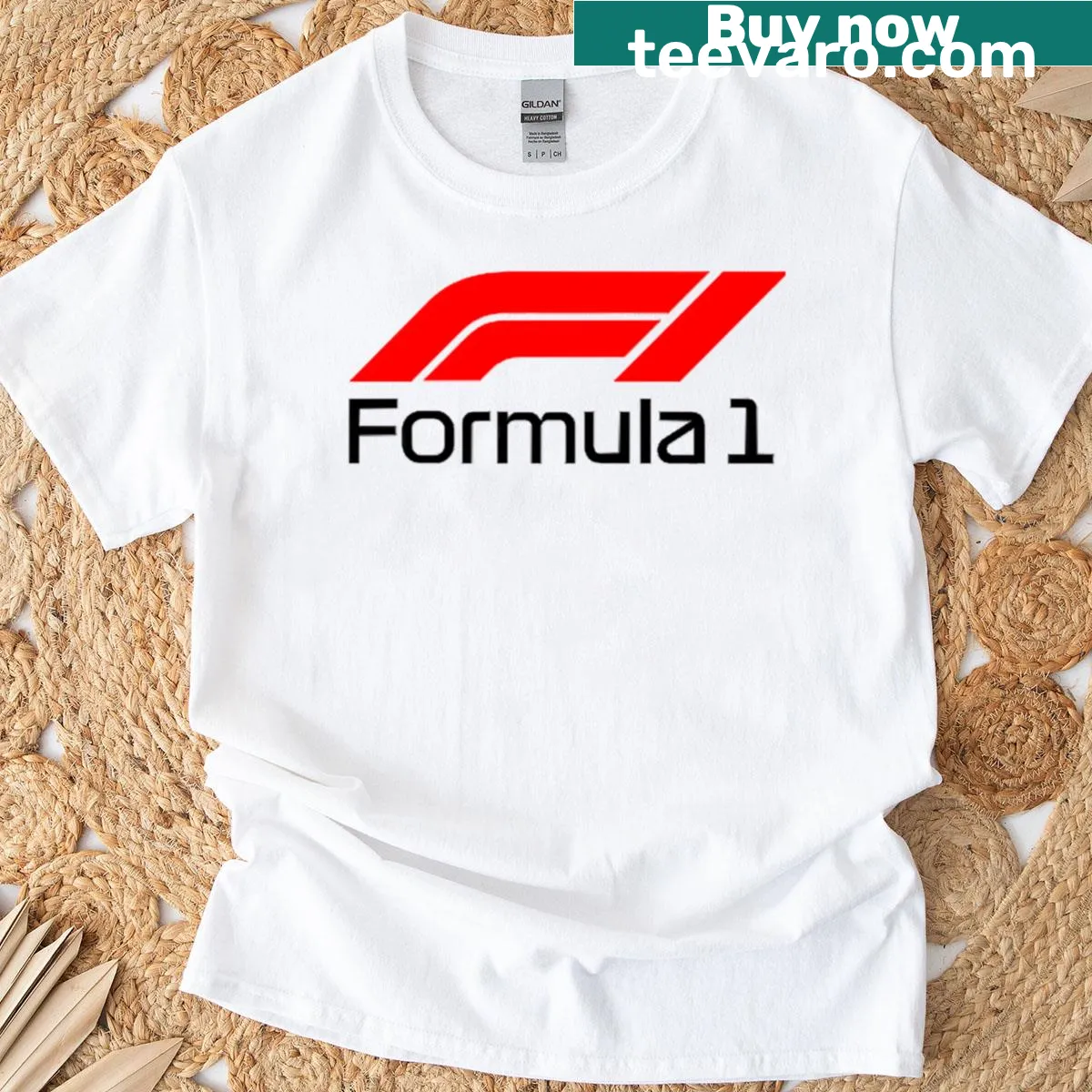 Motorsport themed racerback T-shirt with a dynamic racing graphic — on a men's t-shirt