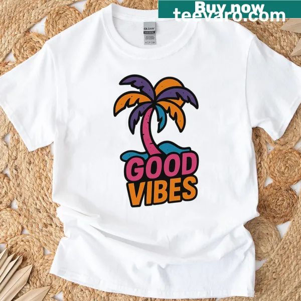 Tropical-themed t-shirt with lively illustration for nature lovers