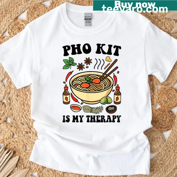 Illustrative pho kit with herbs and hot sauce graphic.