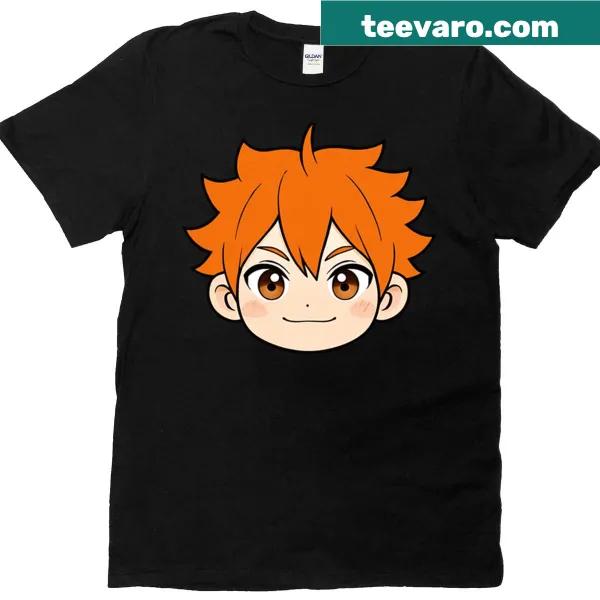 Close-up graphic of Hinata from anime