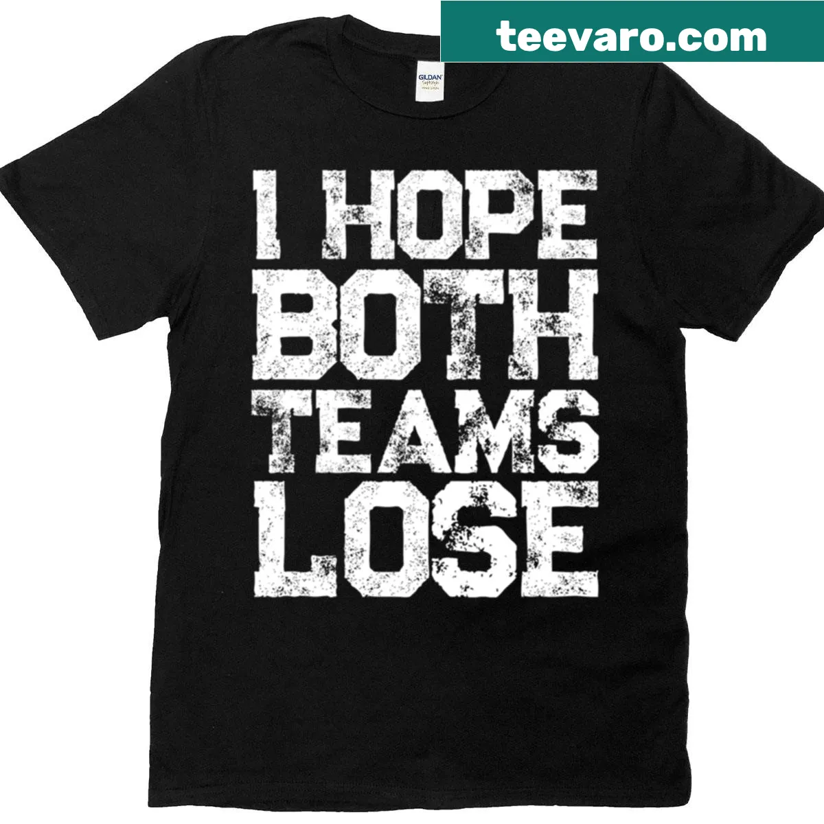 Sarcastic sports fan t-shirt with humorous text — on a men's t-shirt