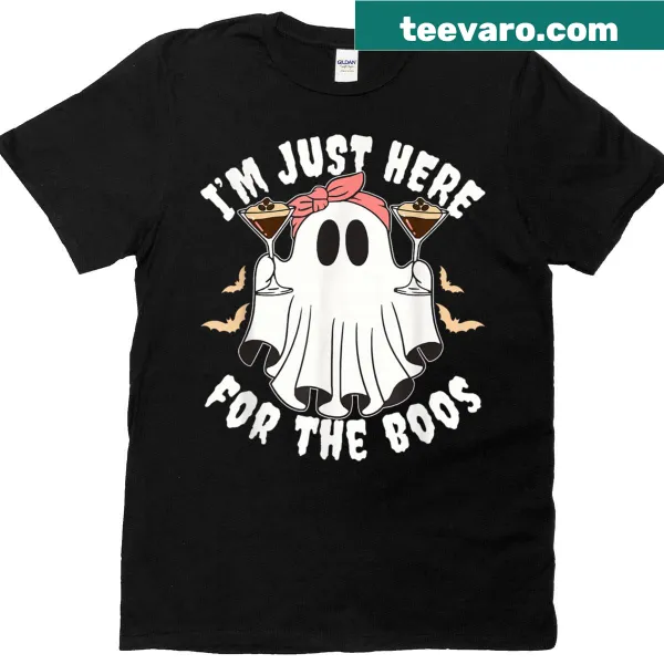 Funny Halloween T-shirt with espresso martini graphic