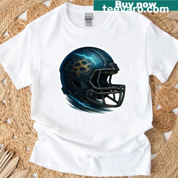 T-shirt featuring the Jaguar helmet crest emblem