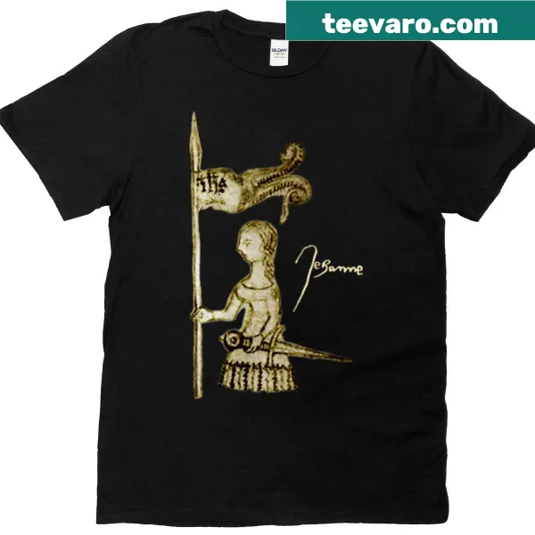 Illustration of Joan of Arc, the medieval French saint