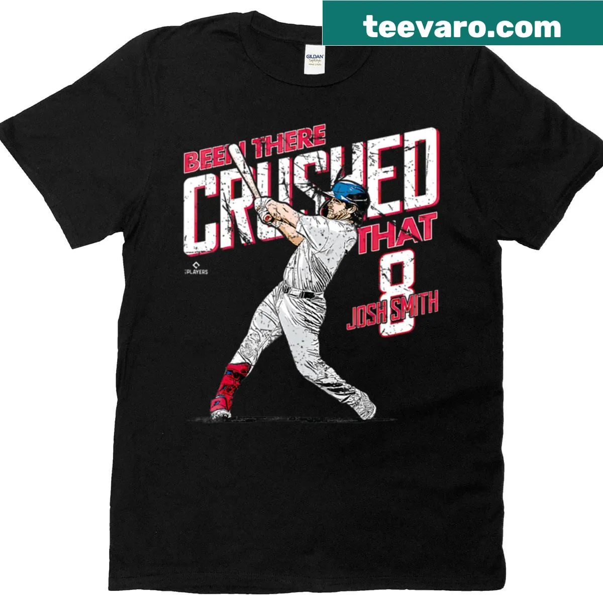 Limited edition Josh Smith baseball t-shirt with champion design — on a men's t-shirt