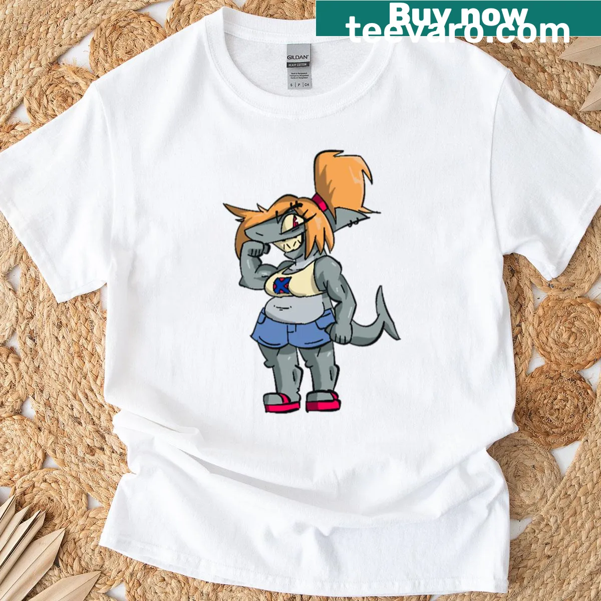 Minimalist typography shirt with 'Lil Grace' design — on a men's t-shirt