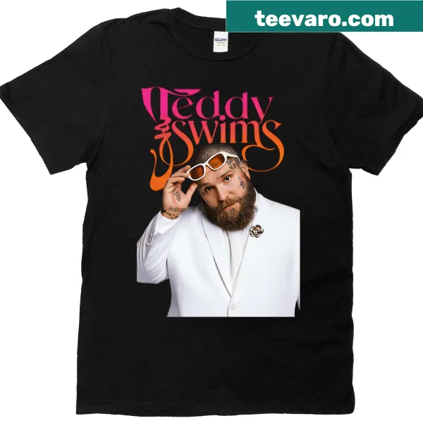 Vintage-style t-shirt with iconic 90s music album logos and singer names.