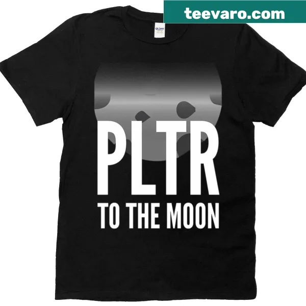 Inspirational typography design featuring 'To The Moon' and Palantir logo.