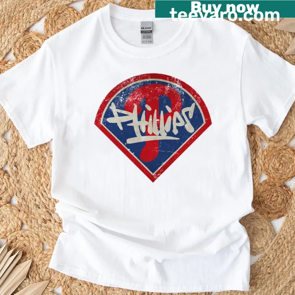 Phillies baseball logo on a classic T-shirt