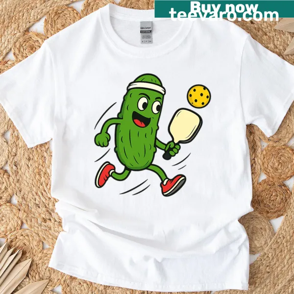 Emblematic 'Champ' text on a Pickleball T-shirt