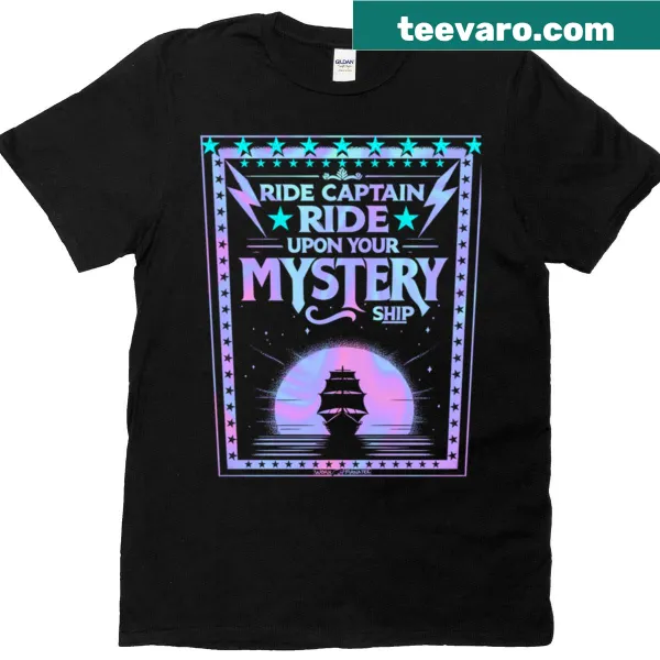 Illustration encouraging adventure and leadership on a casual t-shirt